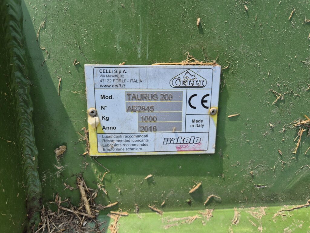 Mähwerk CELLI Taurus 200 mower