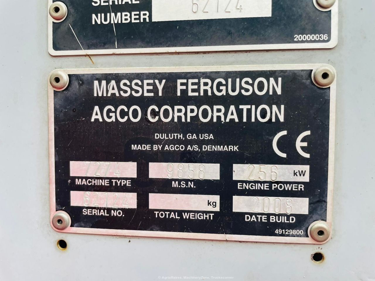 Mähdrescher Massey Ferguson 7274 CEREA: das Bild 8