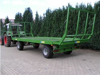 Landwirtschaftlicher Plattformanhänger Pronar Ballenwagen TO 22, 10 to. Druckluft, 2-Achser, N: das Bild 1