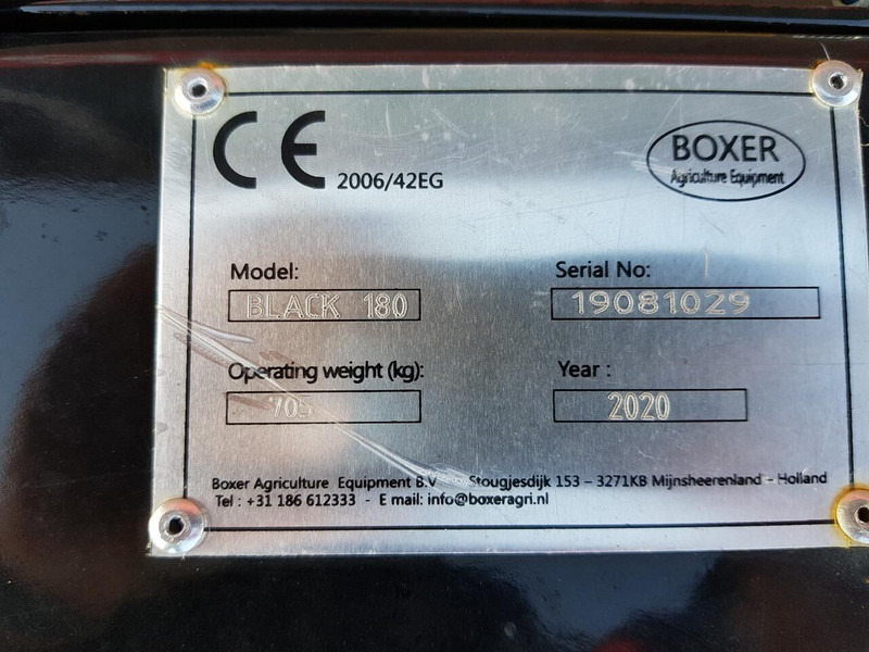 Rasenmäher Boxer agri Black verstekklepelmaaier