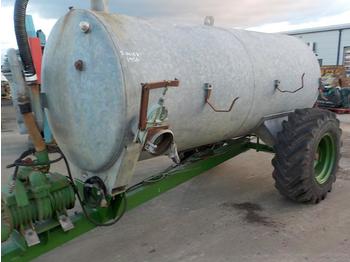 Landwirtschaftlicher Anhänger Single Axle Draw Bar PTO Driven Galvanised Slurry Tanker: das Bild 1