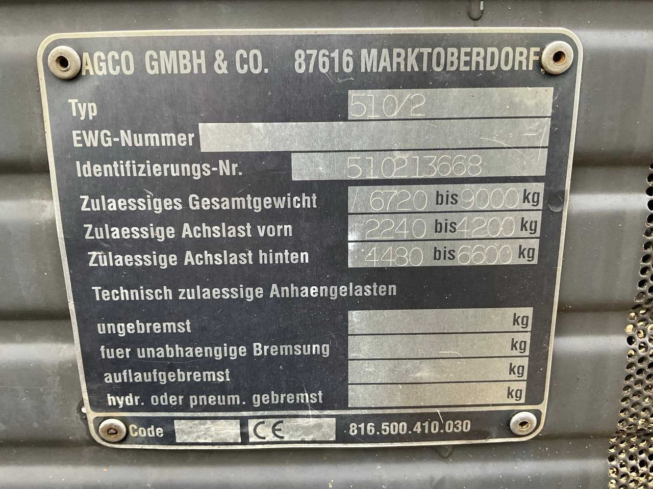 Traktor 1999 FENDT 510 C TURBOSHIFT ALL-WHEEL DRIVE FARM TRACTOR