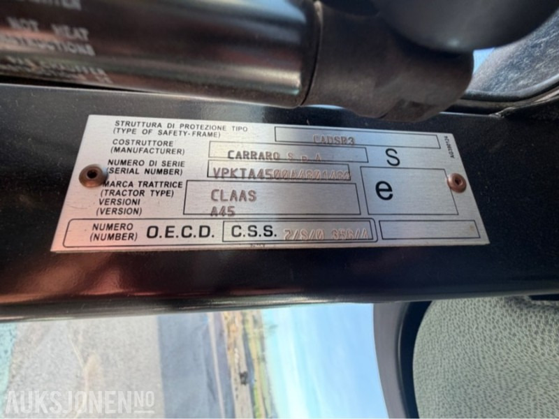 Traktor 2021 Claas Elios 210 traktor - 75HK - Tellefsdal VPL 27 plog