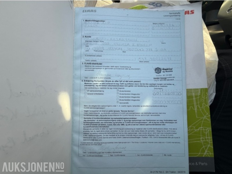 Traktor 2021 Claas Elios 210 traktor - 75HK - Tellefsdal VPL 27 plog