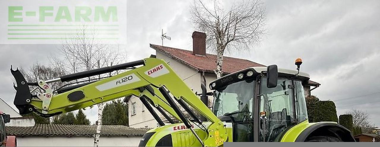Traktor CLAAS ares 617 atz + claas fl120 ATZ