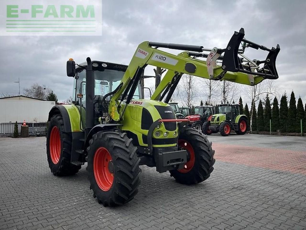Traktor CLAAS ares 617 atz + claas fl120 ATZ