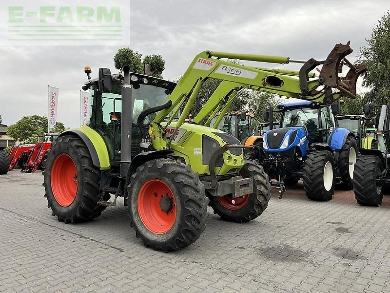 Traktor CLAAS arion 420 cis + claas fl100