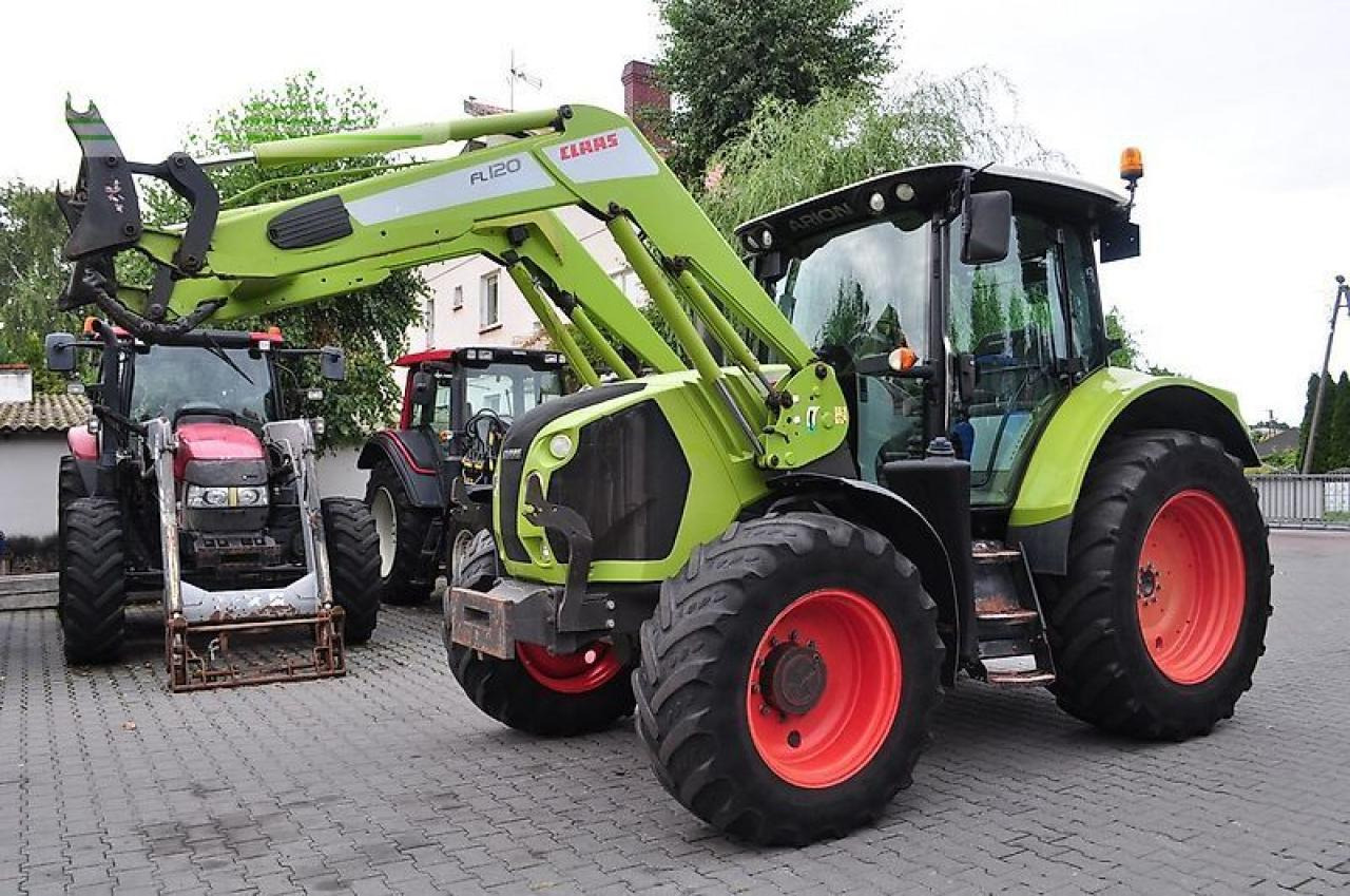 Traktor CLAAS arion 530 cis + claas fl120 CIS