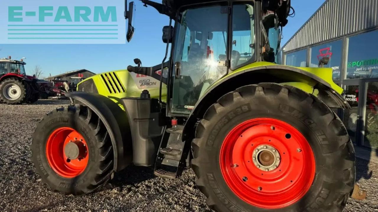 Traktor CLAAS arion 650 c matic med frontpto CMATIC