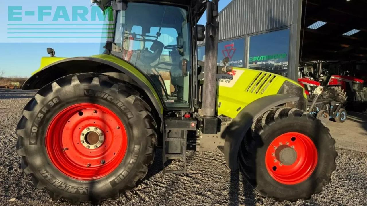 Traktor CLAAS arion 650 c matic med frontpto CMATIC