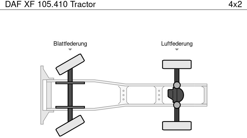 Sattelzugmaschine DAF XF 105.410 Tractor: das Bild 17