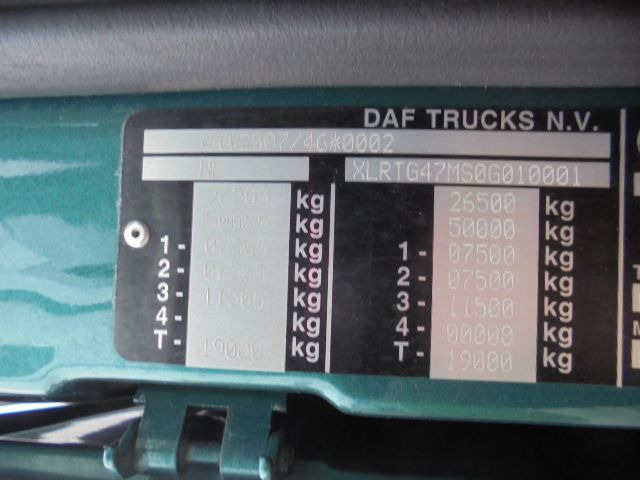 Sattelzugmaschine DAF XF 105.460 6X2 EUR5 AtE RETARDER: das Bild 18
