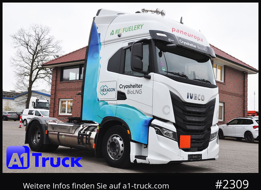 Sattelzugmaschine IVECO Stralis 460 , Gas LNG, Retarder Leder