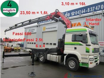 Sattelzugmaschine MAN TGA 26.480 6x4 Kran Fassi 600 60T/M+Seilwinde*FB: das Bild 1