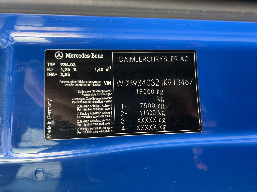 Sattelzugmaschine Mercedes-Benz 1844 LS Actros MP2