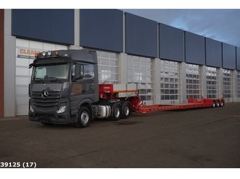 Sattelzugmaschine Mercedes-Benz Actros 3348 6x4 Euro 6 compleet met Euro-54-03 Lowbed trailer: das Bild 1