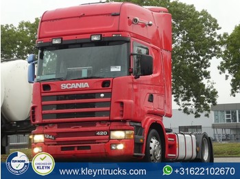 Sattelzugmaschine Scania R124.420 tl manual retarder: das Bild 1