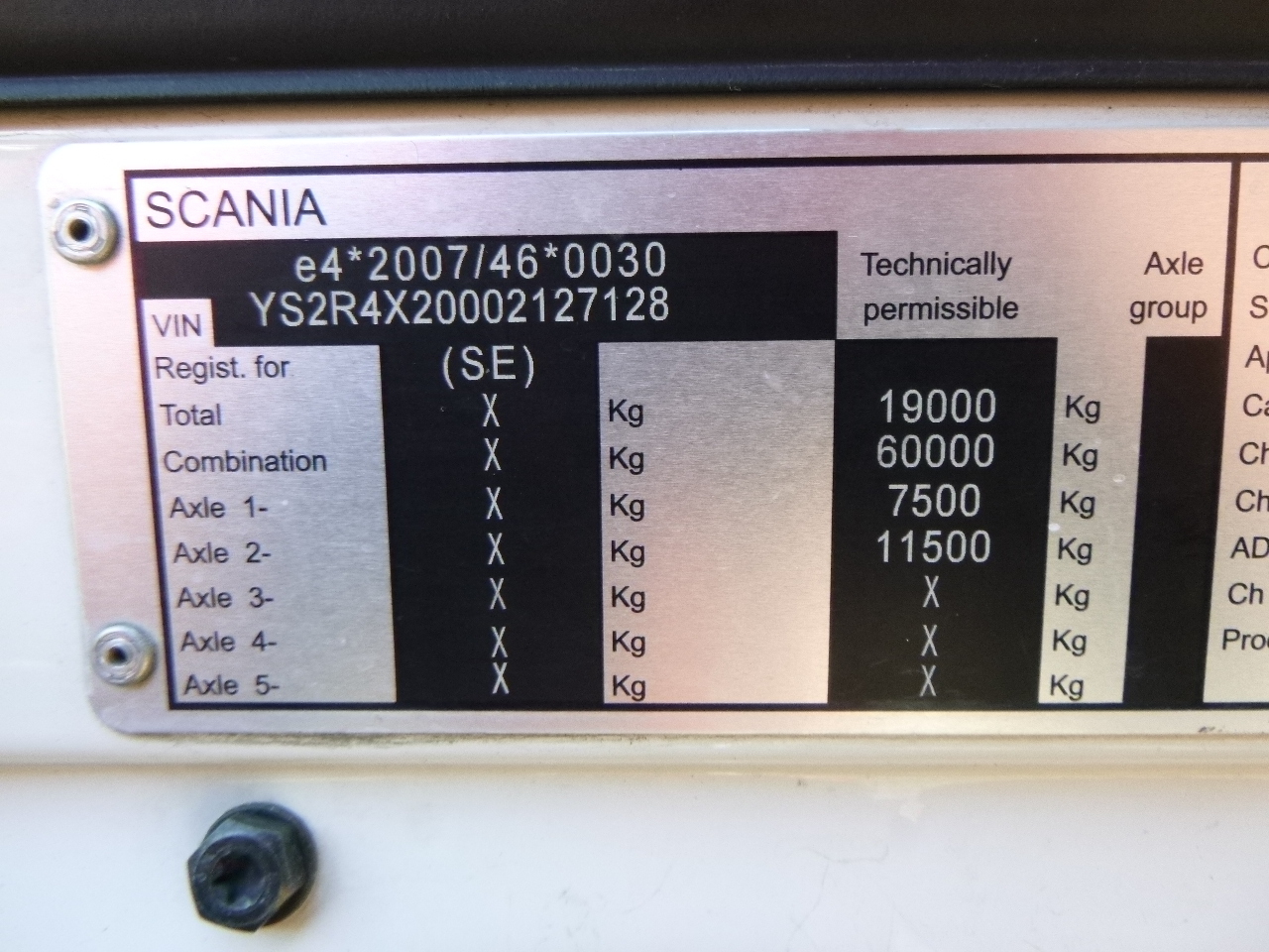 Sattelzugmaschine Scania R410 LA 4x2 + Compressor ADR 11-12-2023: das Bild 27