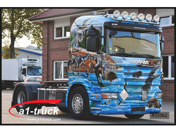 Sattelzugmaschine Scania R 380 Kipphydraulik, Motor leckt Diesel !!: das Bild 1