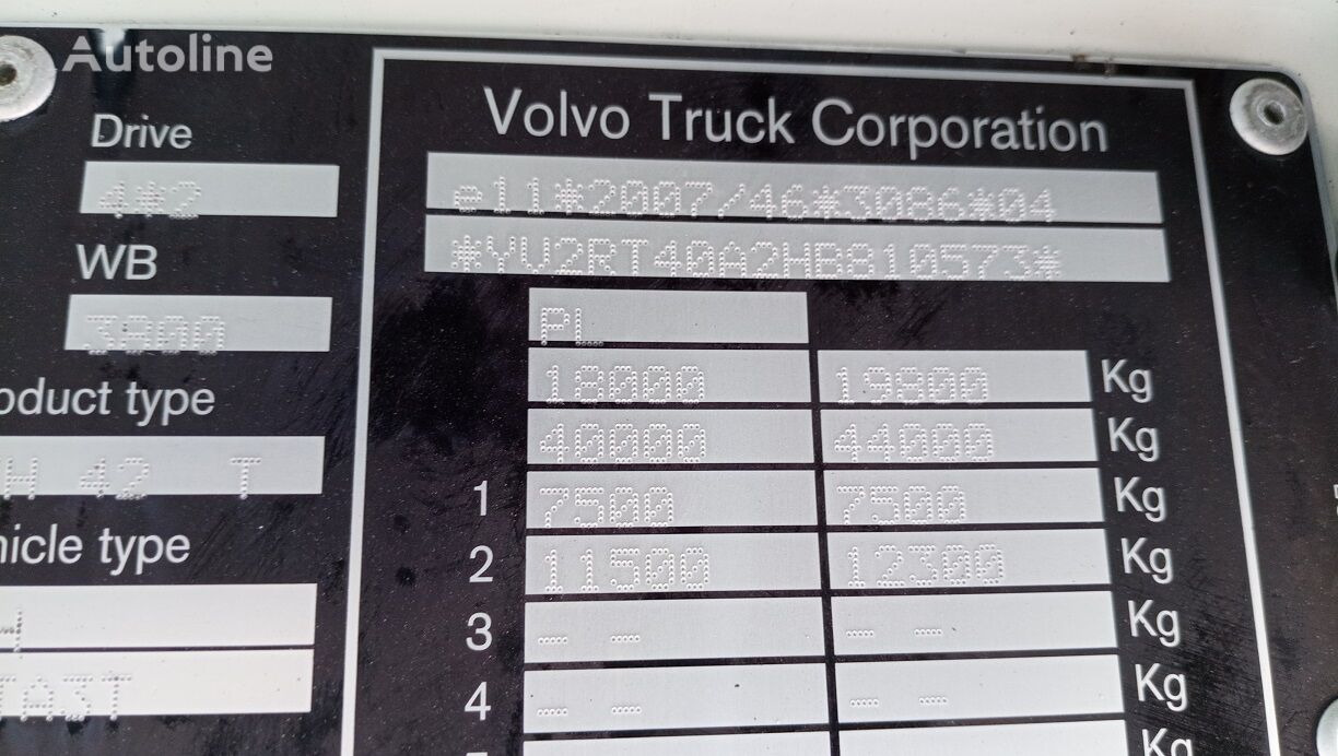 Sattelzugmaschine Volvo FH 500 XL EURO 6 STANDARD: das Bild 19