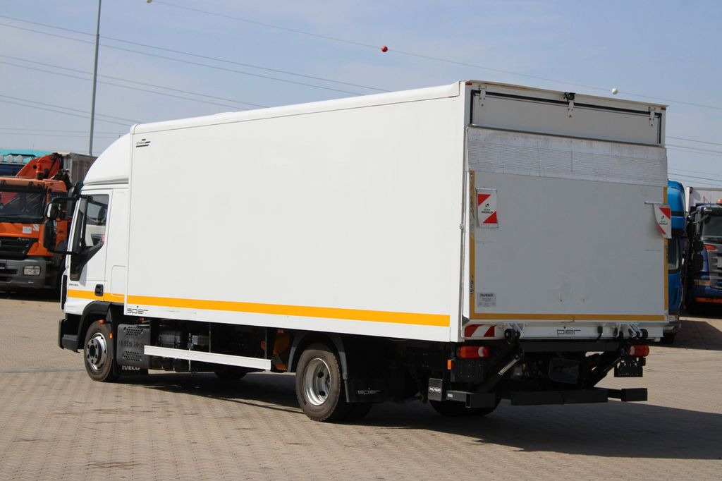 Koffer Transporter Iveco EUROCARGO 80E210, HYDRAULIC LIFT,CAMERA,PNEU 90%