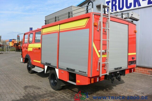 Koffer Transporter Magirus Deutz 75E16 A Mannschaft- Feuerwehr Löschpumpe SERVO