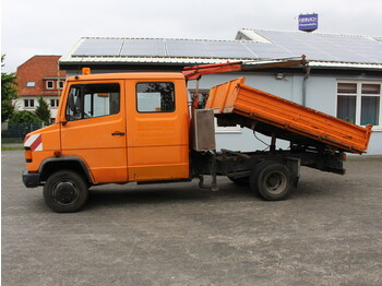 Kipper Transporter, Transporter mit Doppelkabine MERCEDES-BENZ DB 709 Kipper Kran Doka AHK: das Bild 1