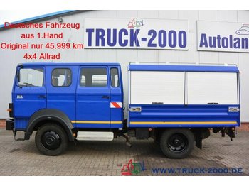 Koffer Transporter, Transporter mit Doppelkabine Magirus Deutz 90-16 Turbo 4x4 Ideal Expedition-Wohnmobile 1.Hd: das Bild 1