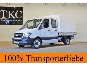 Pritschenwagen, Transporter mit Doppelkabine Mercedes-Benz Sprinter 213 313 CDI Doka Pritsche KLIMA #78T307: das Bild 1