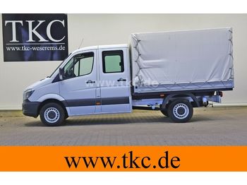 Pritschenwagen, Transporter mit Doppelkabine Mercedes-Benz Sprinter 314 CDI Doka Pritsche Klima EU6 #70T007: das Bild 1