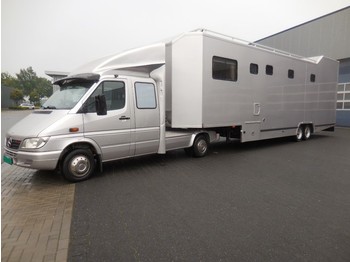 Transporter Onbekend B / E, 2 assige oplegger met Garage Koets/Motor/Autosport icm Sprinter: das Bild 1