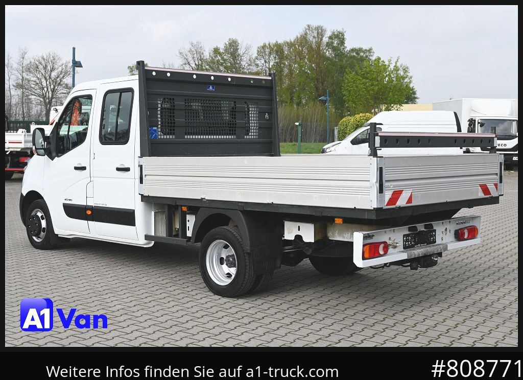 Pritschenwagen RENAULT Master Pritsche Doka, AHK 3,5Tonnen , Klima, Luftfederung