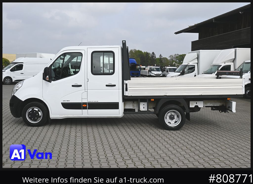 Pritschenwagen RENAULT Master Pritsche Doka, AHK 3,5Tonnen , Klima, Luftfederung