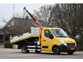 Kipper Transporter Renault Master kraan met kipper!!CRANE/GRUE: das Bild 1
