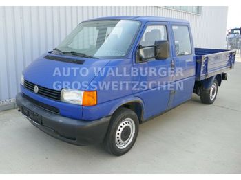 Pritschenwagen, Transporter mit Doppelkabine Volkswagen T4  2.4 SD  Pritsche / DOKA + AHK + 6 Sitze: das Bild 1