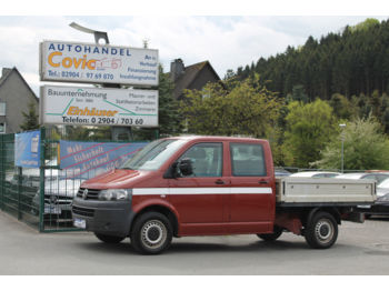 Pritschenwagen, Transporter mit Doppelkabine Volkswagen T5 2,0 TDI Pritsche DoKa AHK 1 Hand Fahrtenschre: das Bild 1