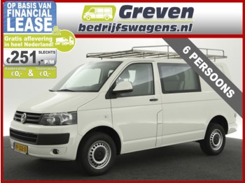 Koffer Transporter, Transporter mit Doppelkabine Volkswagen Transporter 2.0 TDI L1H1 DC Airco 6 Persoons Cruisecontrol Imperiaal Elektrpakket Trekhaak: das Bild 1