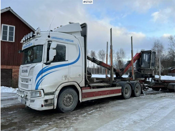 SCANIA R 650 Holztransporter