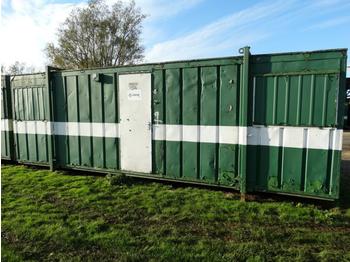 Wohncontainer 24' Site Office Cabin with Steel Door, Security Shutters and Adjustable Jack Legs (Being Sold From Pictures, Contact Office For Collection Address Details, Postcode LE15 8RN): das Bild 1