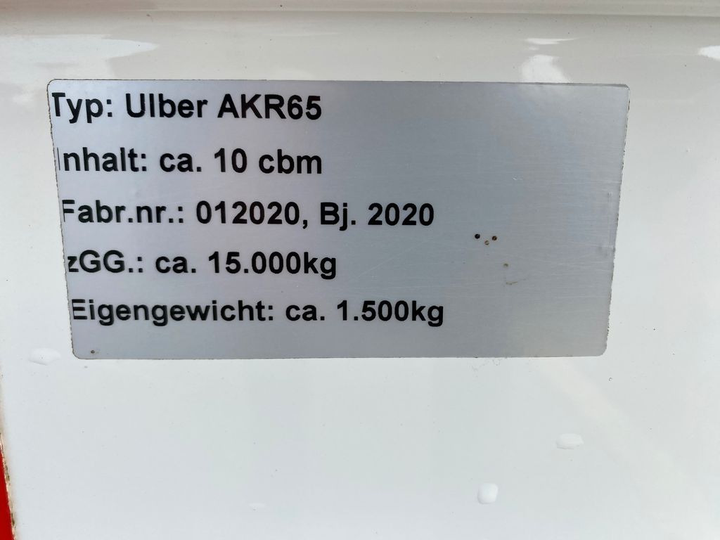 Abrollcontainer Ulber AKR 55 | 10m³*HIAB 144 B-3*Funk*5+6 Kreis