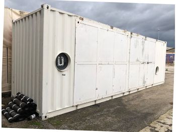 Seecontainer Container uso esposizione 9 x 2,5 metri, con due pedane per ingresso laterale: das Bild 1