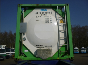 Tankcontainer, Auflieger Danteco Food tank container inox 20 ft / 25 m3 / 1 comp: das Bild 5