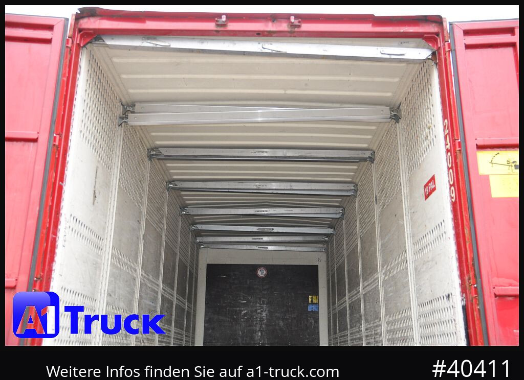 Kofferaufbau KRONE BDF 7,82 Wechselbrücke, 2680mm Innenhöhe.