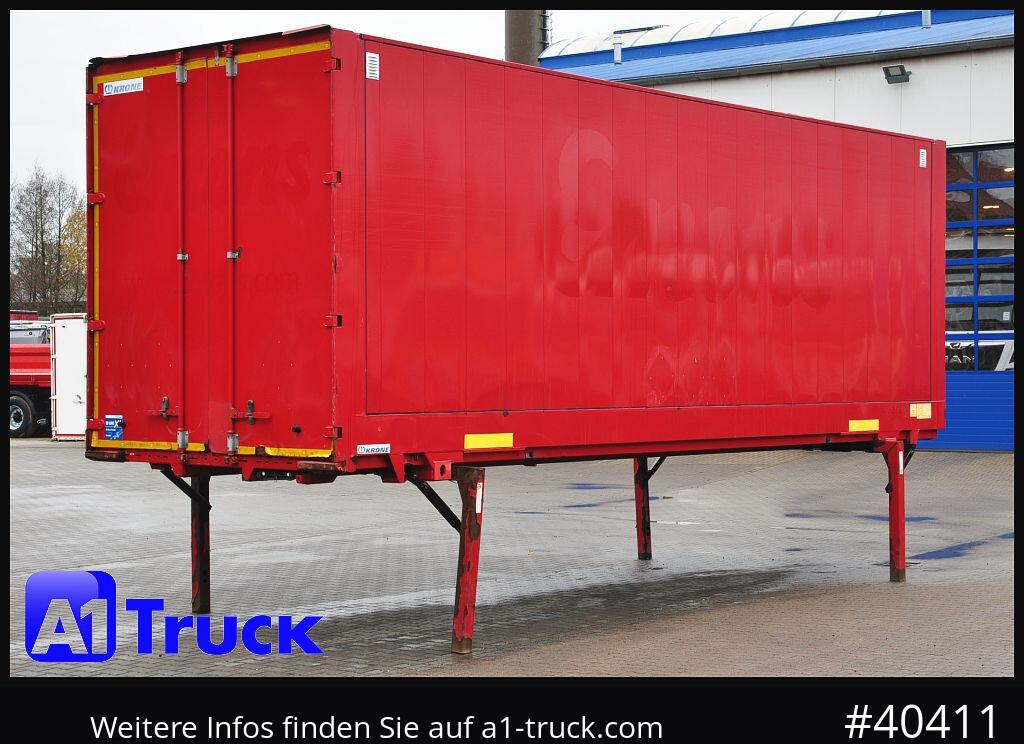 Kofferaufbau KRONE BDF 7,82 Wechselbrücke, 2680mm Innenhöhe.