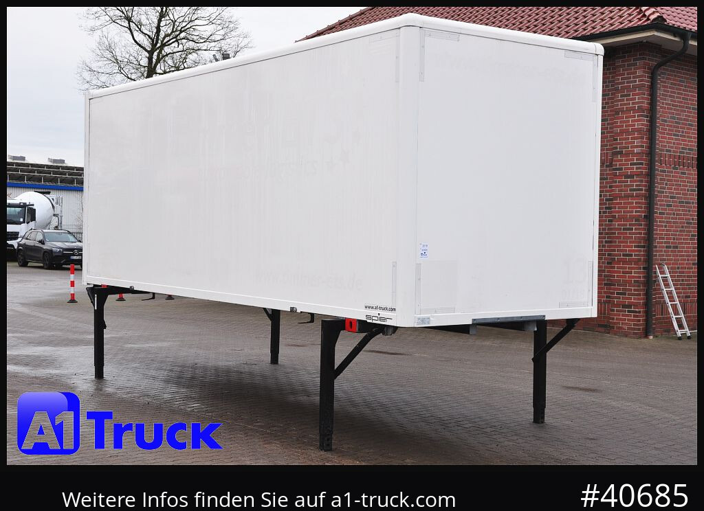 Kofferaufbau SPIER WB Koffer, 7,45, guter Zustand, verzinkt, Rolltor