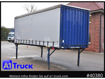 Planenaufbau KRONE 7.45  BDF Wechselbrücke, Schiebeplane