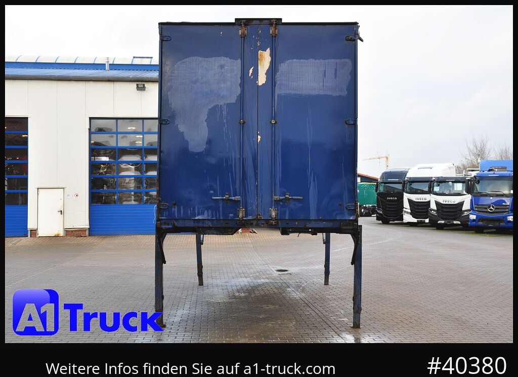 Planenaufbau KRONE 7.45 BDF Wechselbrücke, Schiebeplane