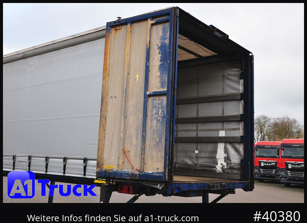 Planenaufbau KRONE 7.45 BDF Wechselbrücke, Schiebeplane