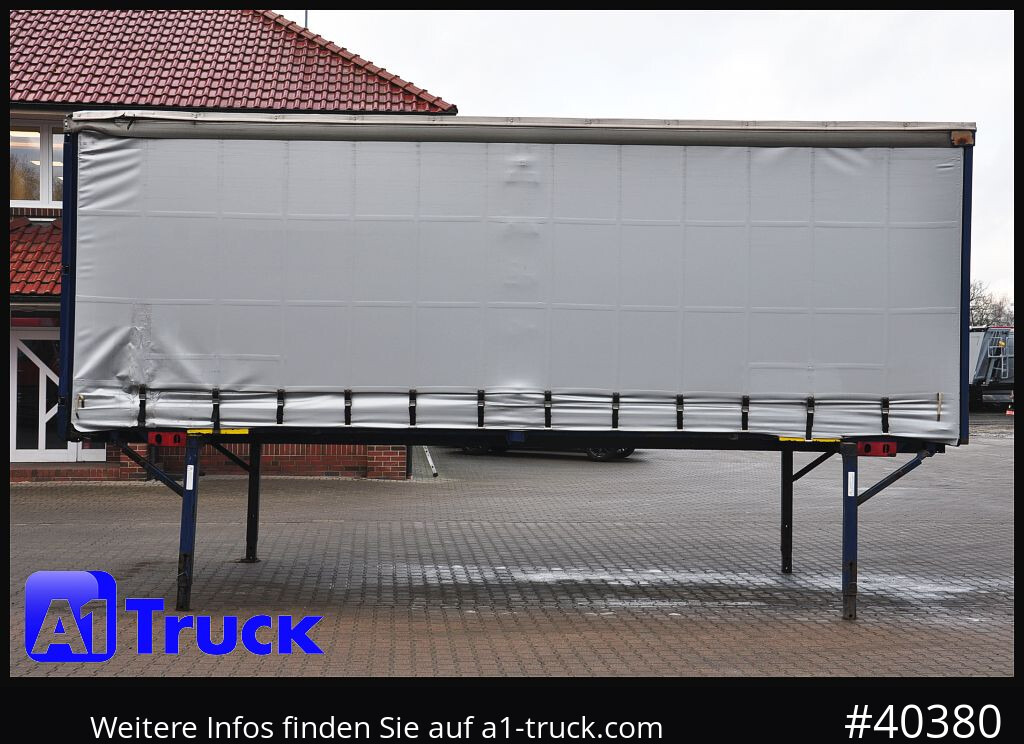 Planenaufbau KRONE 7.45 BDF Wechselbrücke, Schiebeplane