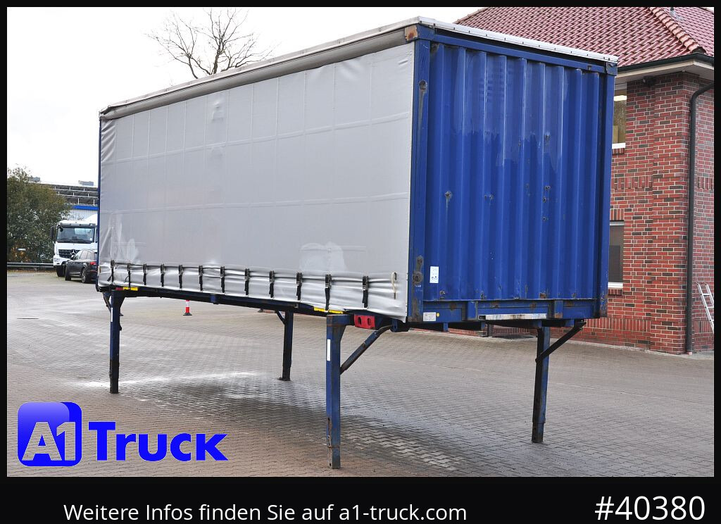 Planenaufbau KRONE 7.45 BDF Wechselbrücke, Schiebeplane